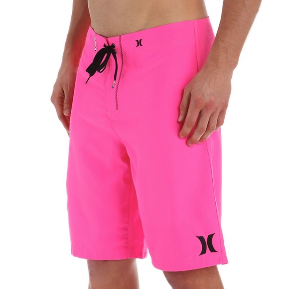 Hurley Other - Hurley 36 Hot Pink Swim Trunks Board shorts Bathing Suit